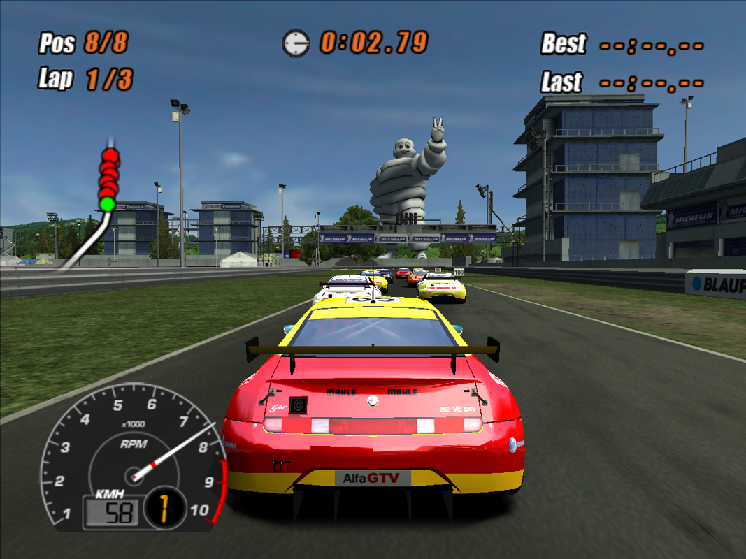 Alfa Romeo Racing Italiano screenshot 4 for Playstation 2